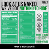 NAKED batido preparado en vaso listo para consumir, aporte energético inmediato