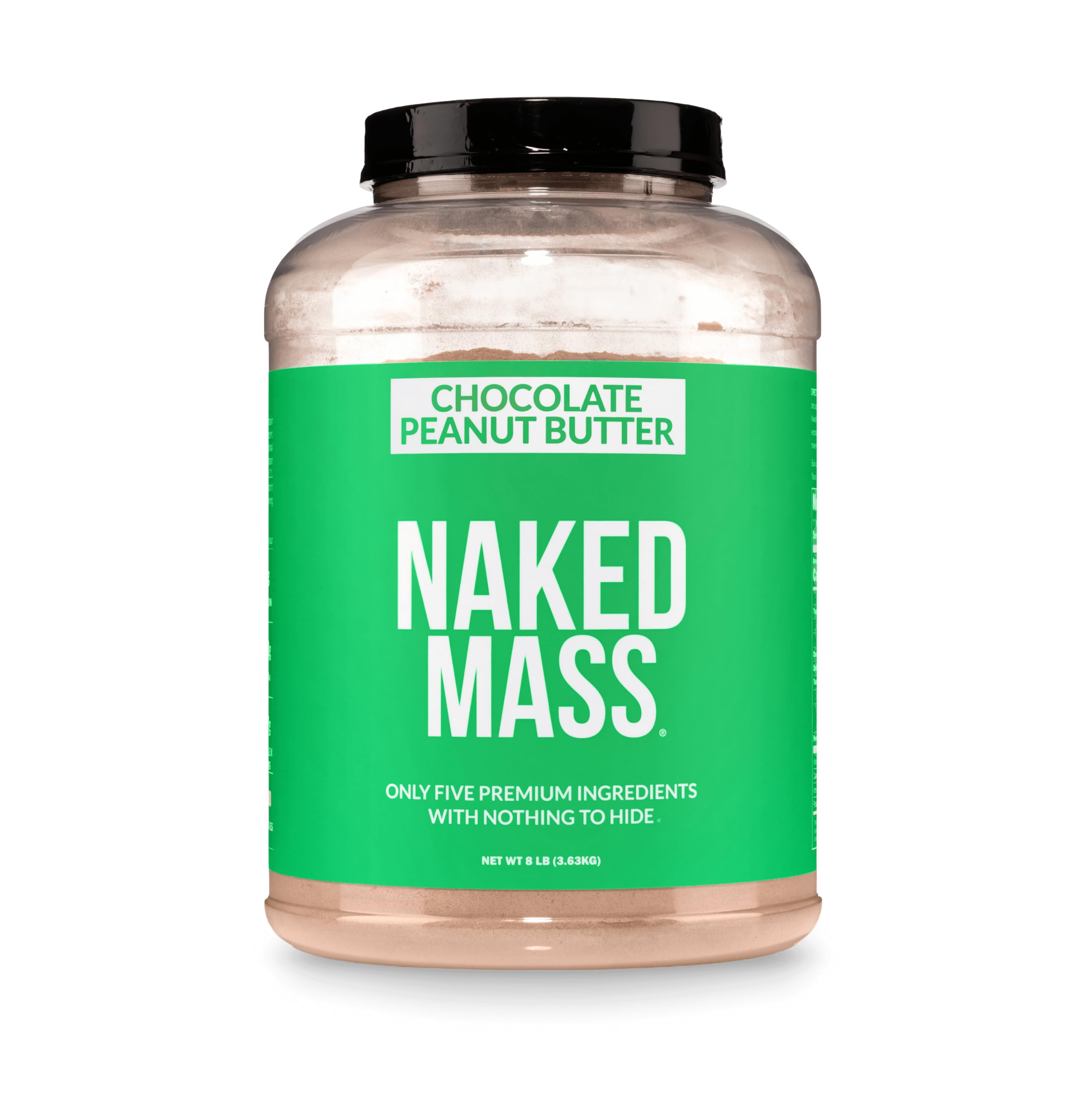 NAKED envase frontal mostrando la presentación y beneficio de calorías altas