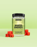 NAKED Watermelon Energy primer plano de ingredientes claves y beneficios