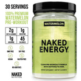 NAKED Watermelon Energy polvo textura fina sin aditivos