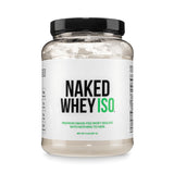 NAKED envase frontal del aislado, claridad de ingredientes y confianza