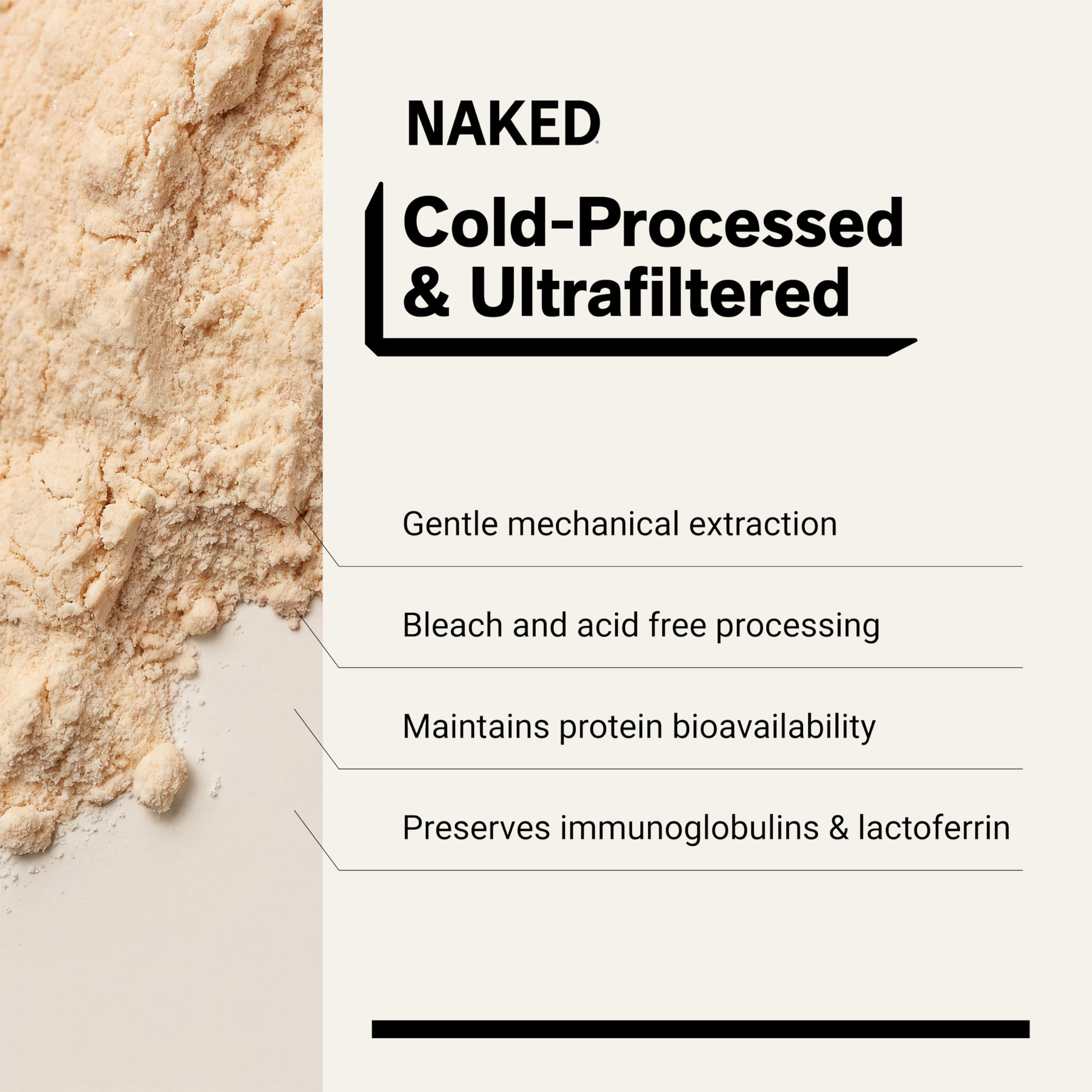 NAKED batido en vaso, preparación rápida para recuperación y energía