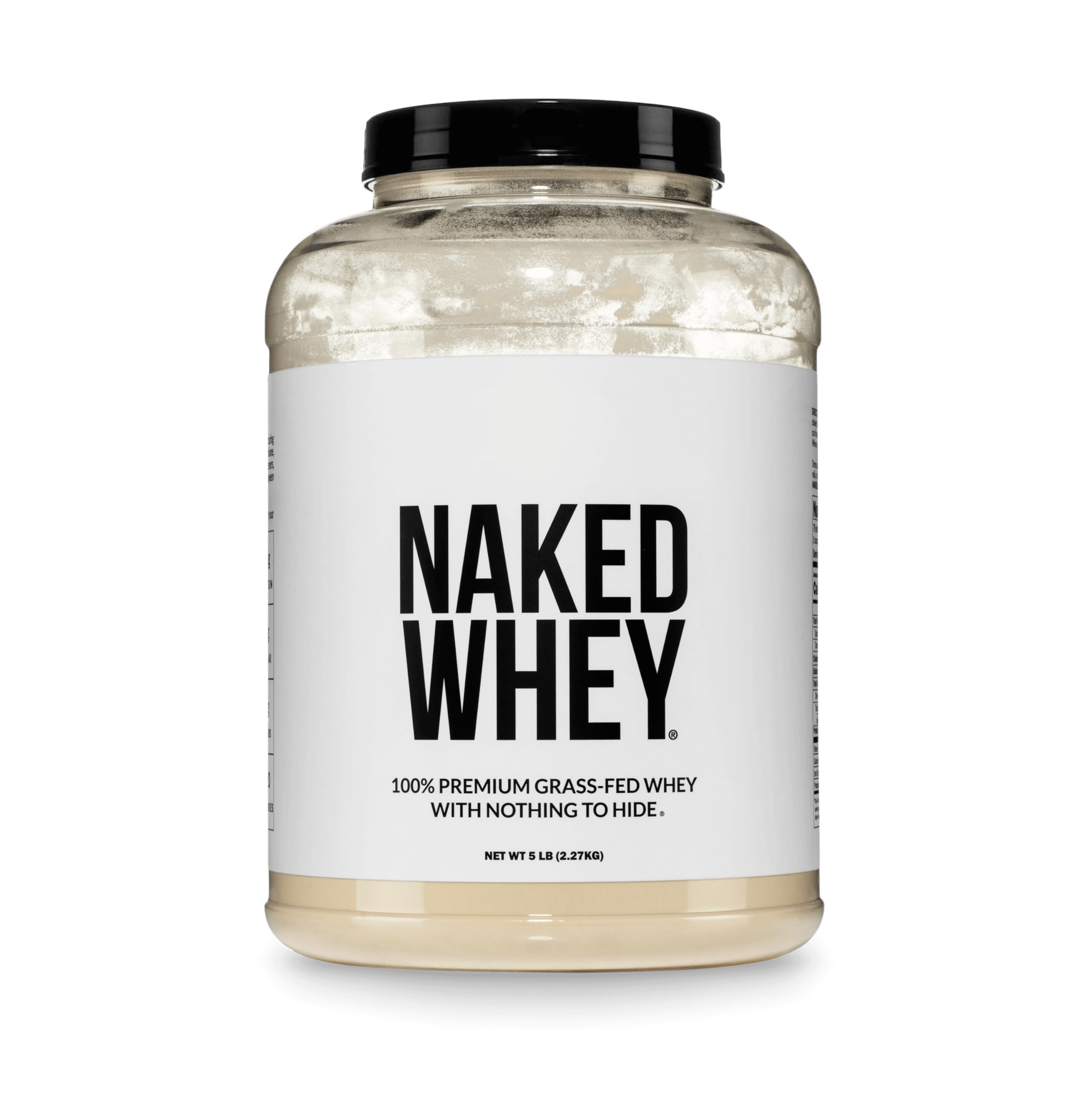 NAKED Whey frente del envase mostrando el diseño y la etiqueta