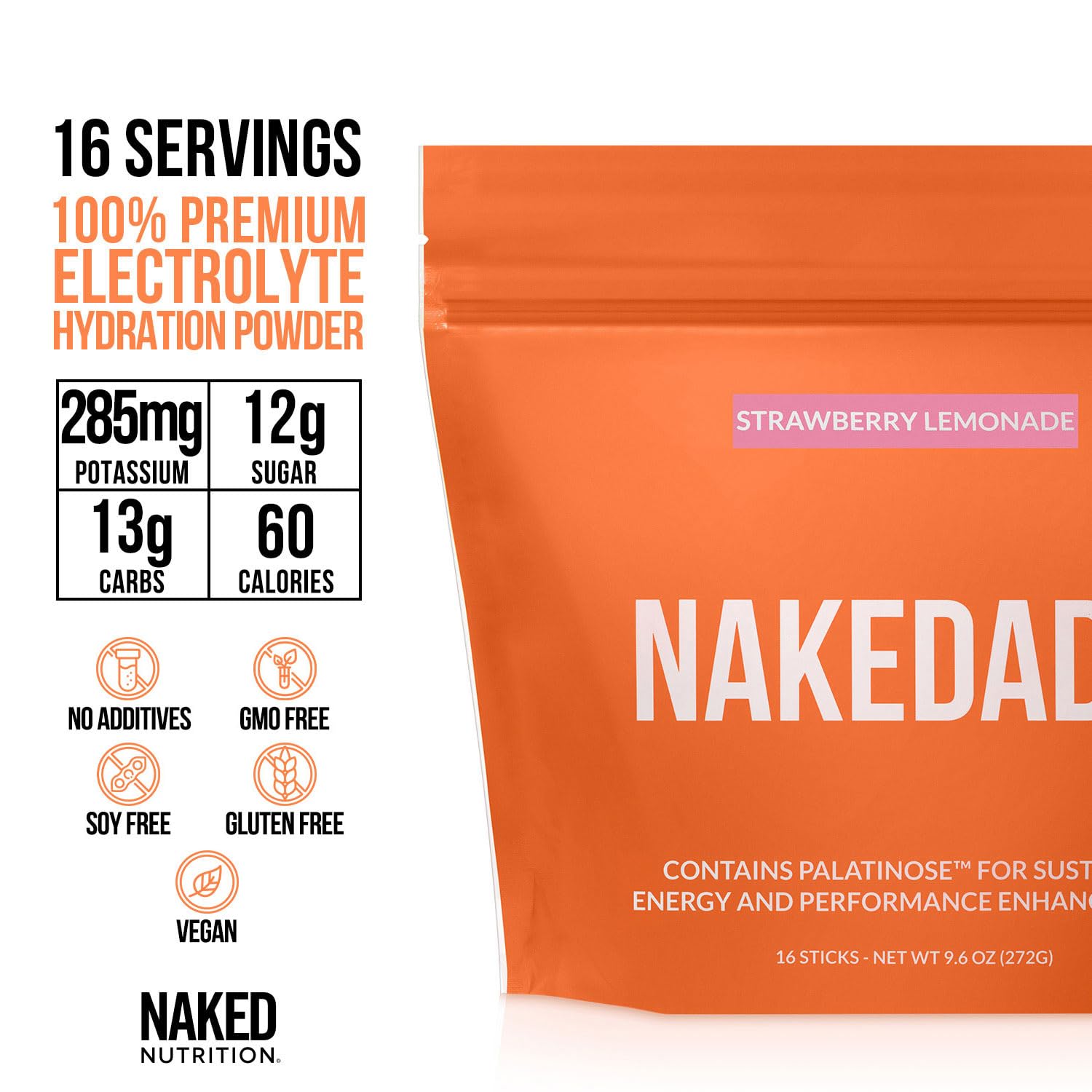 Nakedade sobre abierto vertiéndose en agua, marca y fácil disolución