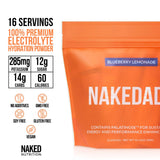 NAKED stick abierto vertido en botella para mezcla rápida y práctica