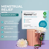 NannoPad primer plano de textura de algodón orgánico para tacto suave