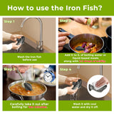 Nano shield Iron Fish comparado en mano para ver tamaño y facilidad de manejo