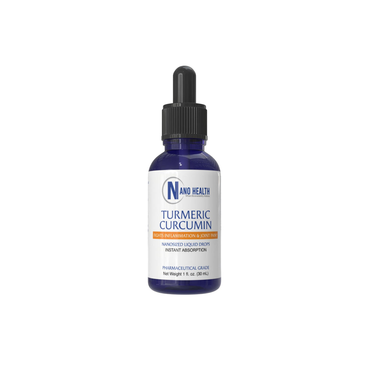 Nanoceutical Solutions botella frontal muestra presentación y fácil uso