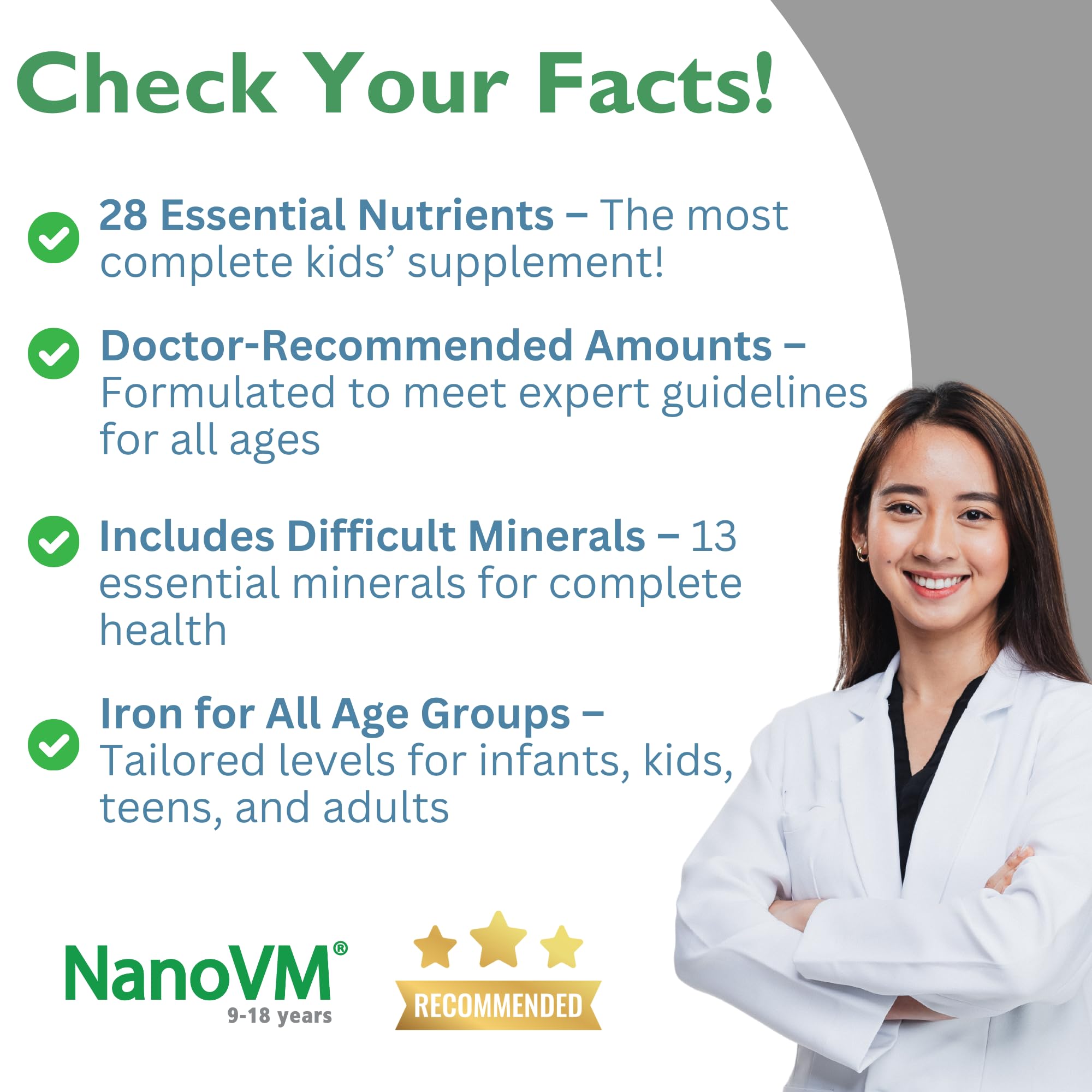 NanoVM detalle de etiqueta con lista de vitaminas y minerales clara