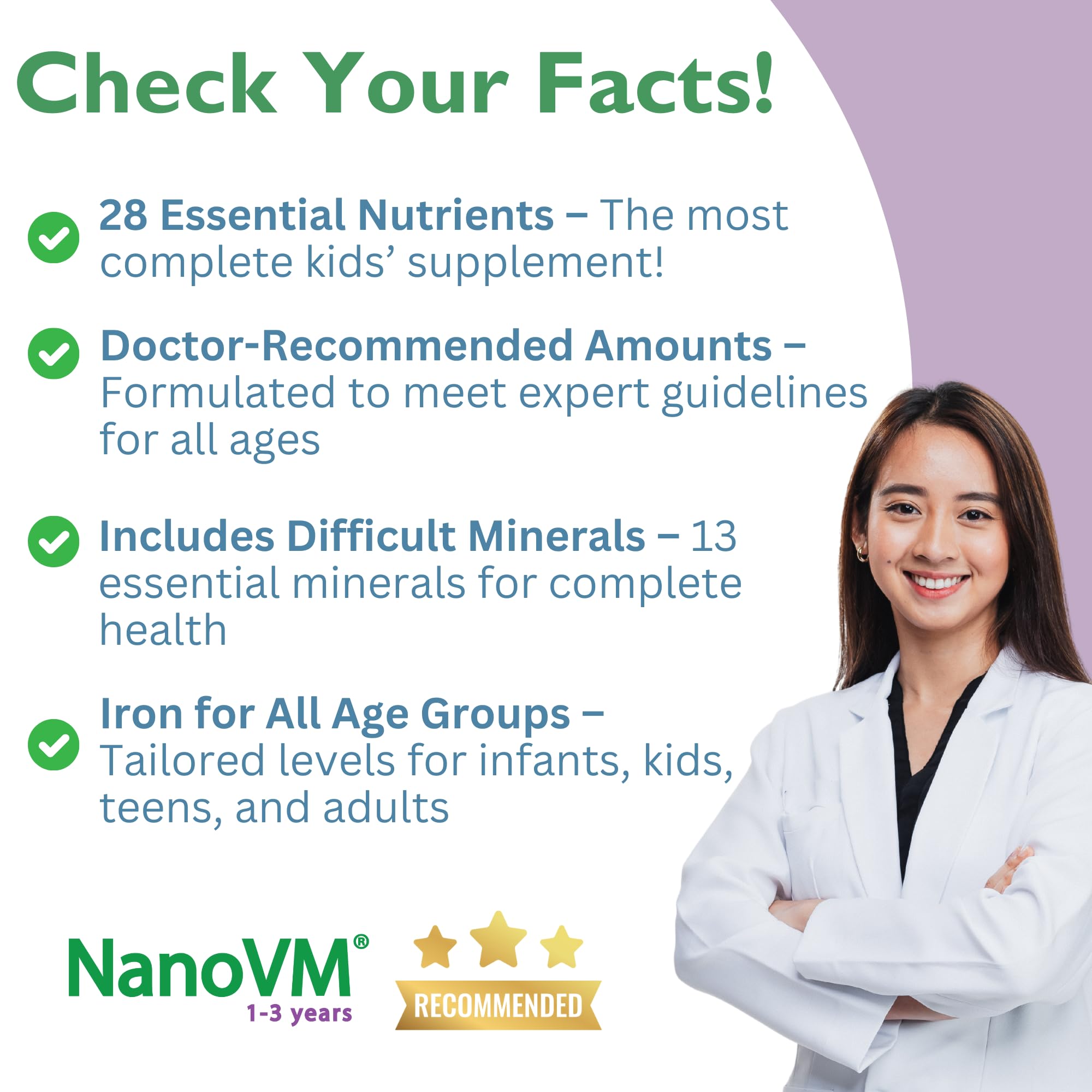 NanoVM mezclado en puré de frutas, suplemento invisible y nutritivo