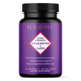NAOMI empaque frontal que muestra la formulación y beneficios clave