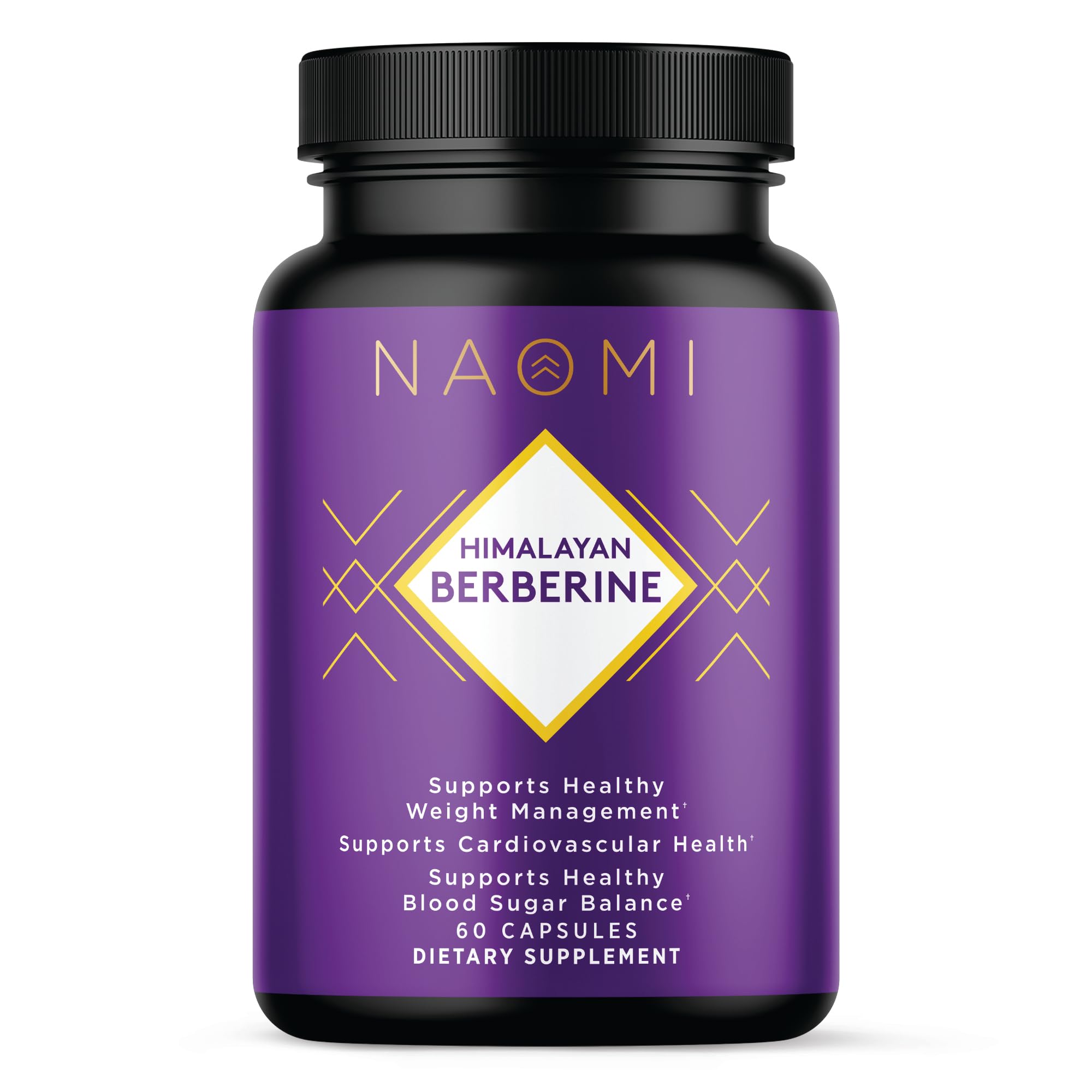 NAOMI envase frontal mostrando berberina 500 mg y beneficios