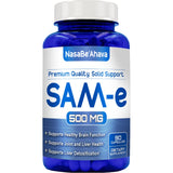 NasaBeahava frasco frontal mostrando SAM-E 500 mg y claridad de fórmula