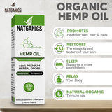 Natganics botella junto a un objeto para comparar tamaño y facilitar uso diario