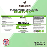 Natganics cuentagotas dispensando aceite para control preciso de la dosis