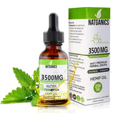 Natganics envase frontal 3500mg mostrando diseño y potencia