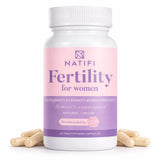 Natifi frente del empaque mostrando diseño y beneficio de fertilidad