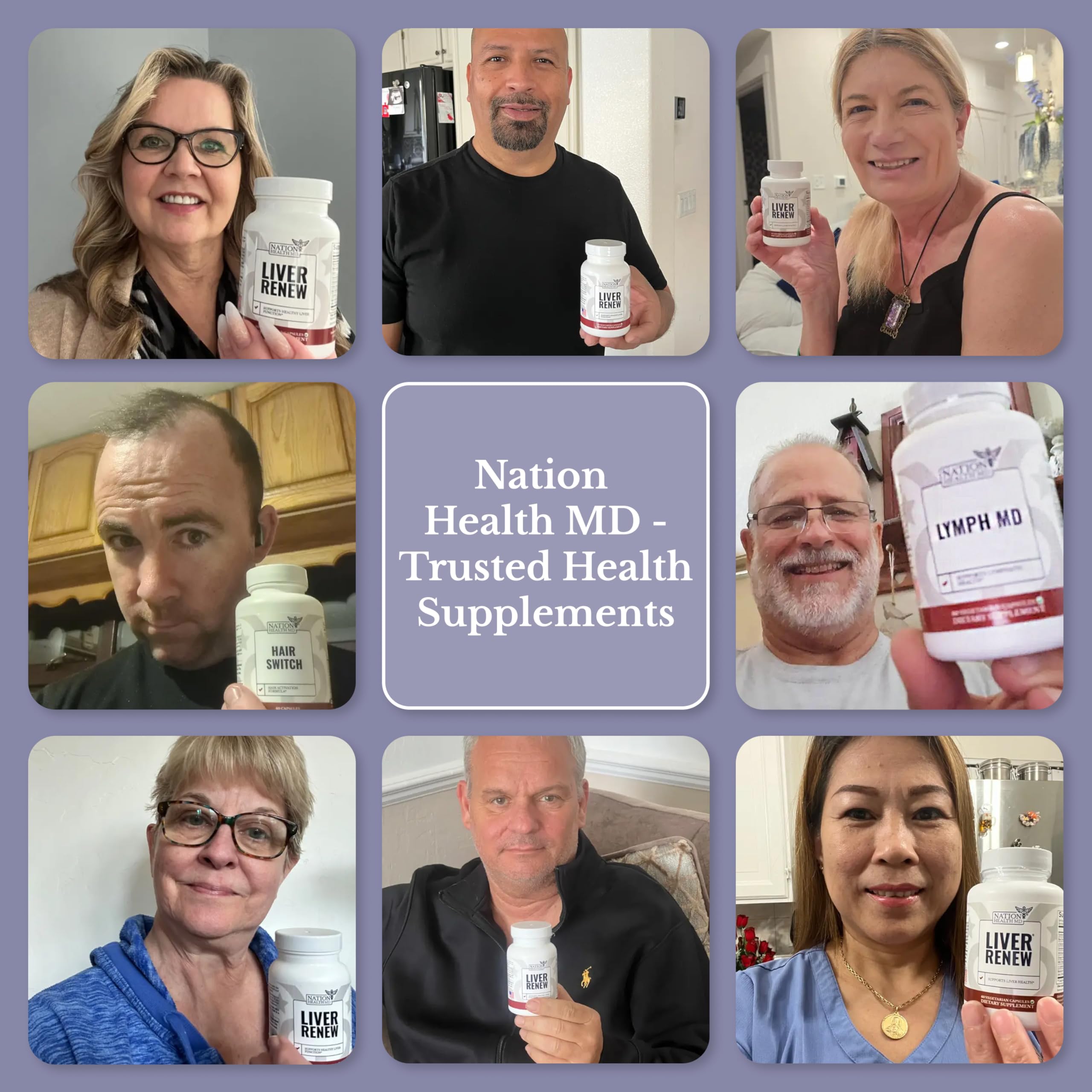 NATION HEALTH MD en ambiente lifestyle baño moderno rutina diaria