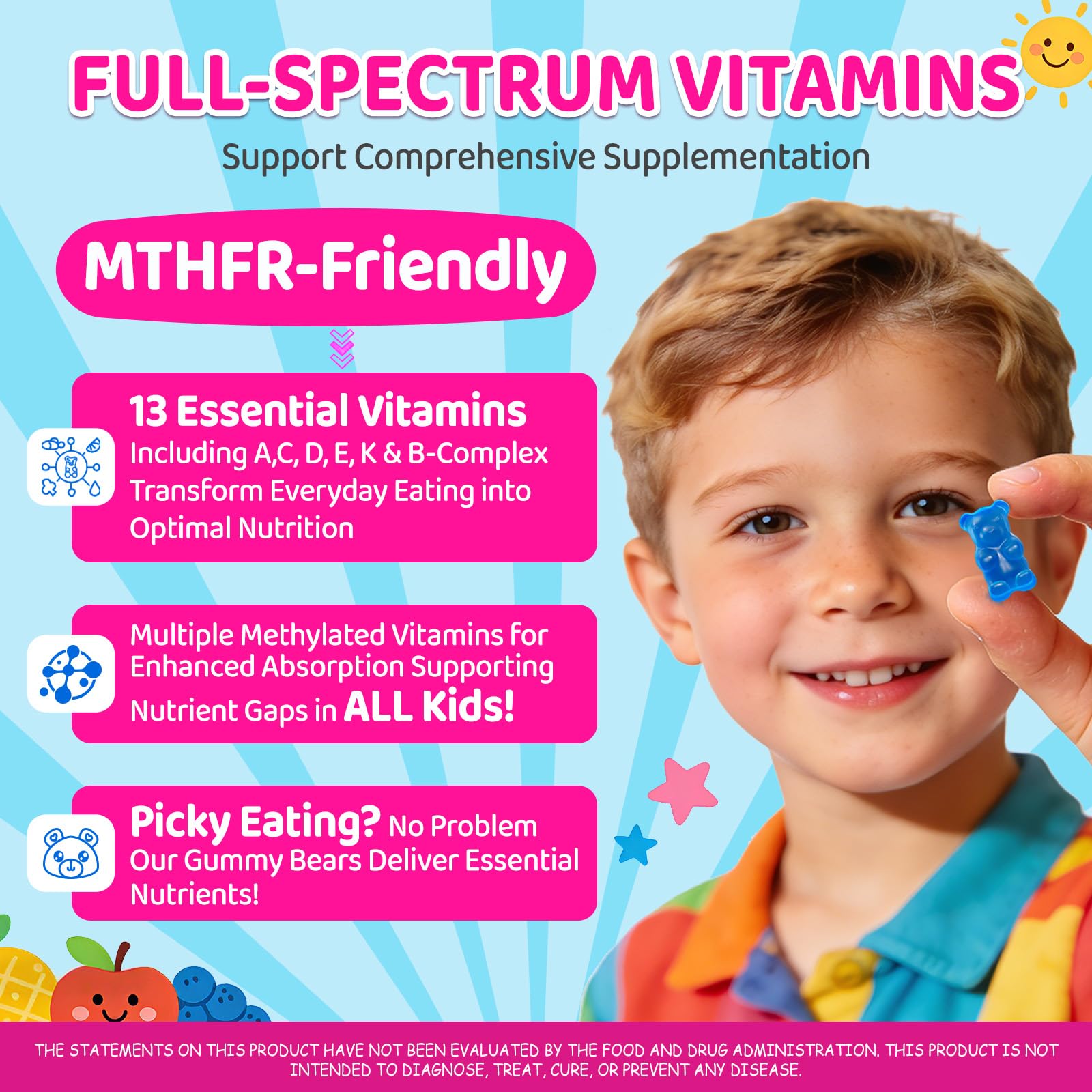NATISLAND etiqueta nutricional en botella, detalle de vitaminas metiladas y dosificación
