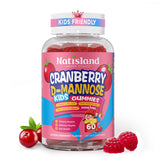 NATISLAND envase frontal mostrando 60 gomitas, conveniencia diaria