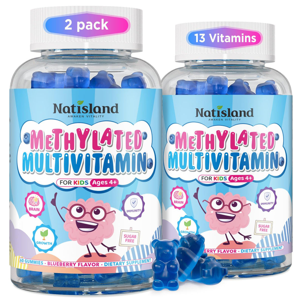 NATISLAND envase frontal que muestra fórmula infantil y beneficios