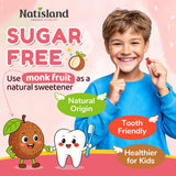 NATISLAND gominolas junto a fresas resaltando sabor natural