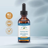 Native Remedies EyeClear Pro cuentagotas en detalle, facilita dosificación precisa y cómoda