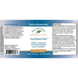 Native Remedies EyeClear Pro embalaje abierto con frasco, refleja presentación y conservación