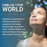 Native Remedies EyeClear Pro sobre escritorio con laptop, ideal para usuarios de pantallas