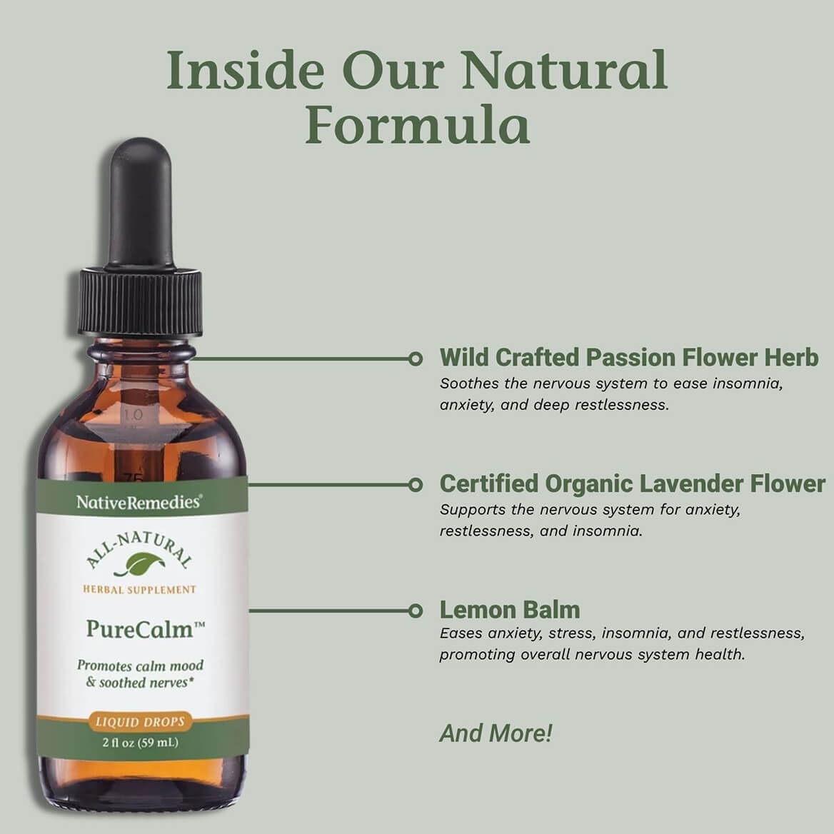 Native Remedies gotas en cucharita demostrando dosificación precisa