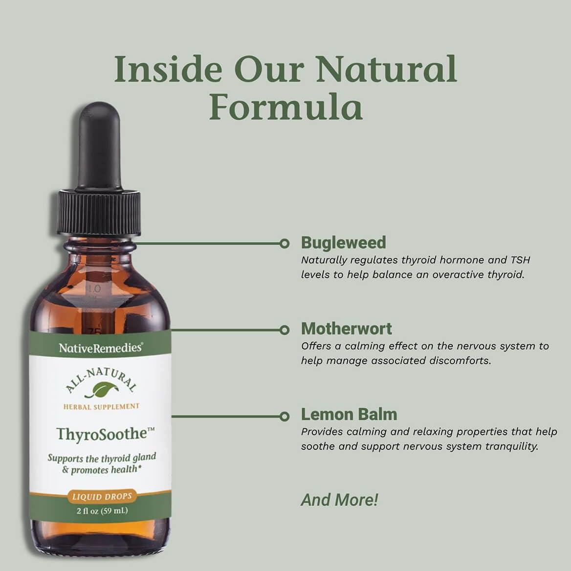 Native Remedies etiqueta legible con ingredientes y beneficios