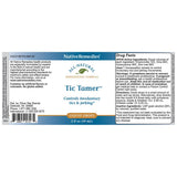 Native Remedies Tic Tamer en ambiente relajado sobre mesa para contexto de uso calmante