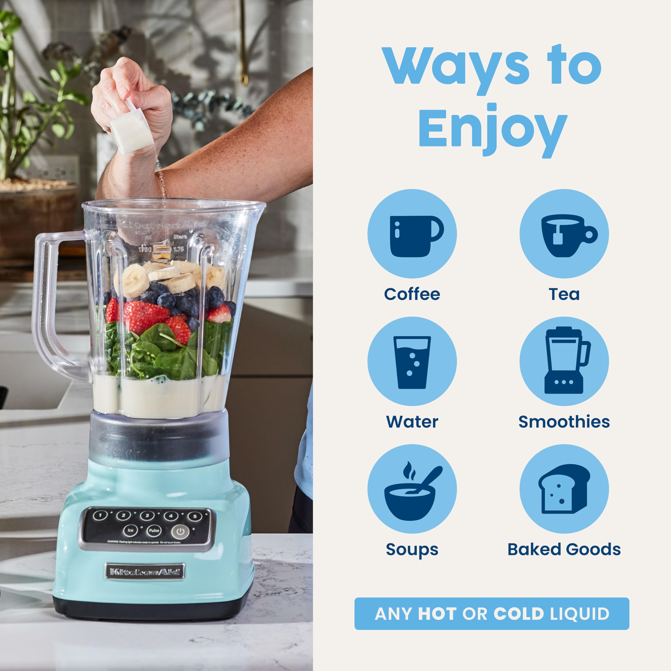 NativePath uso en cocina añadiendo colágeno a una receta casera nutritiva