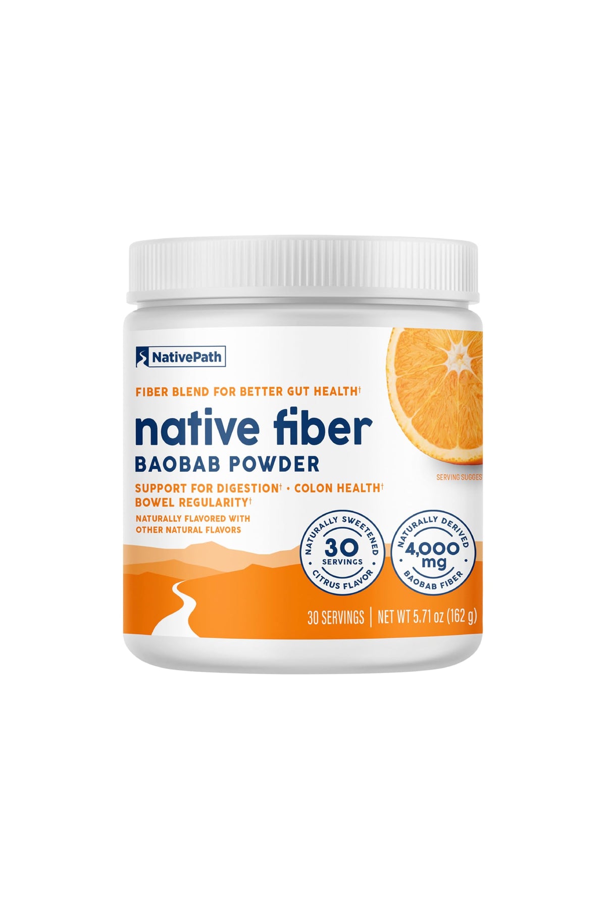NativePath envase frontal mostrando etiqueta y beneficios visibles