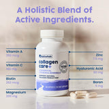 NativePath producto en estilo de vida sano junto a alimentos ricos en nutrientes
