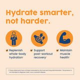 NativePath Hydrate bebida mezclada en vaso, refrescante para recuperación postentreno