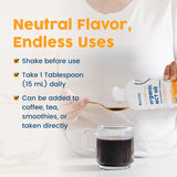 NativePath mezcla de batido con aceite MCT integrándose fácilmente