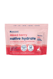 NativePath frente del paquete Mixed Berry mostrando 30 sobres listo para llevar y conveniente