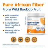 NativePath polvo de baobab textura fina y color natural beneficios