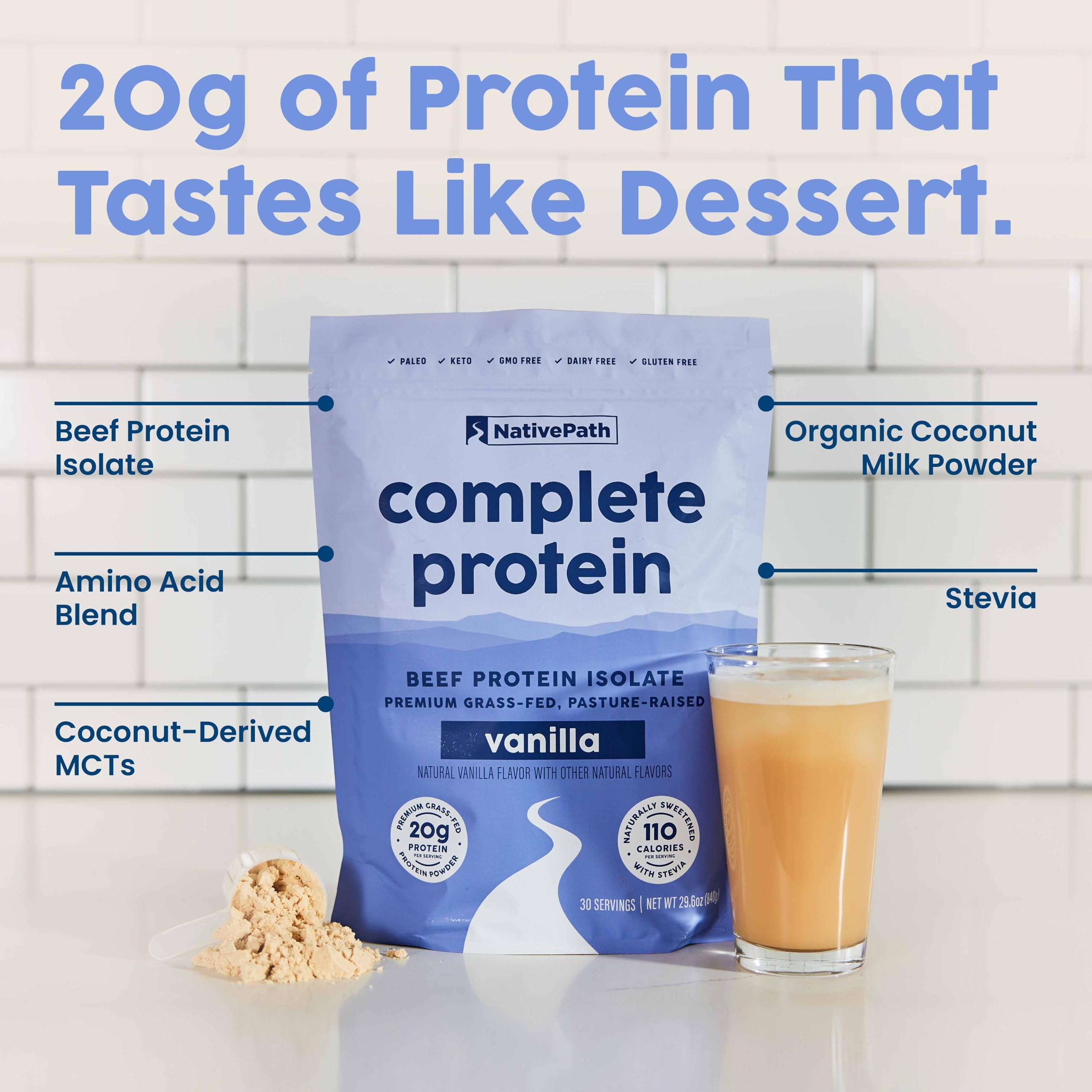 NativePath proteína usada en receta horneada, incremento proteico en cocina