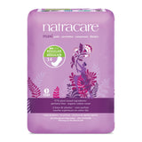 natracare empaque frontal mostrando 6 paquetes y beneficio ecológico