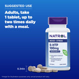 Natrol etiqueta del producto con ingredientes y alérgenos resaltados para transparencia