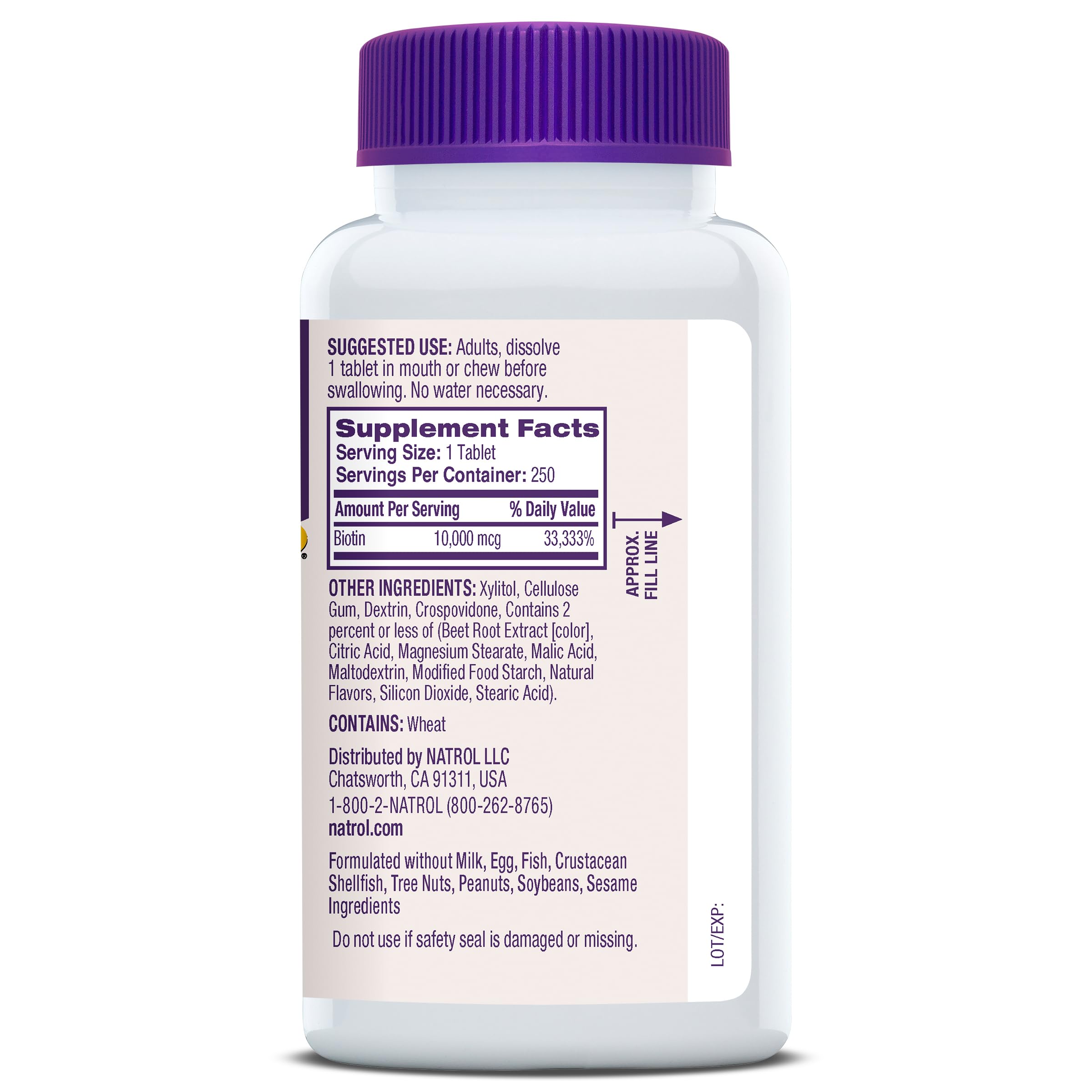 Natrol frasco en mesa de baño, presenta rutina diaria sencilla