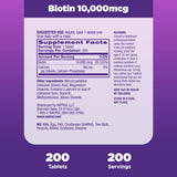 Natrol etiqueta de ingredientes que indica ausencia de alérgenos comunes