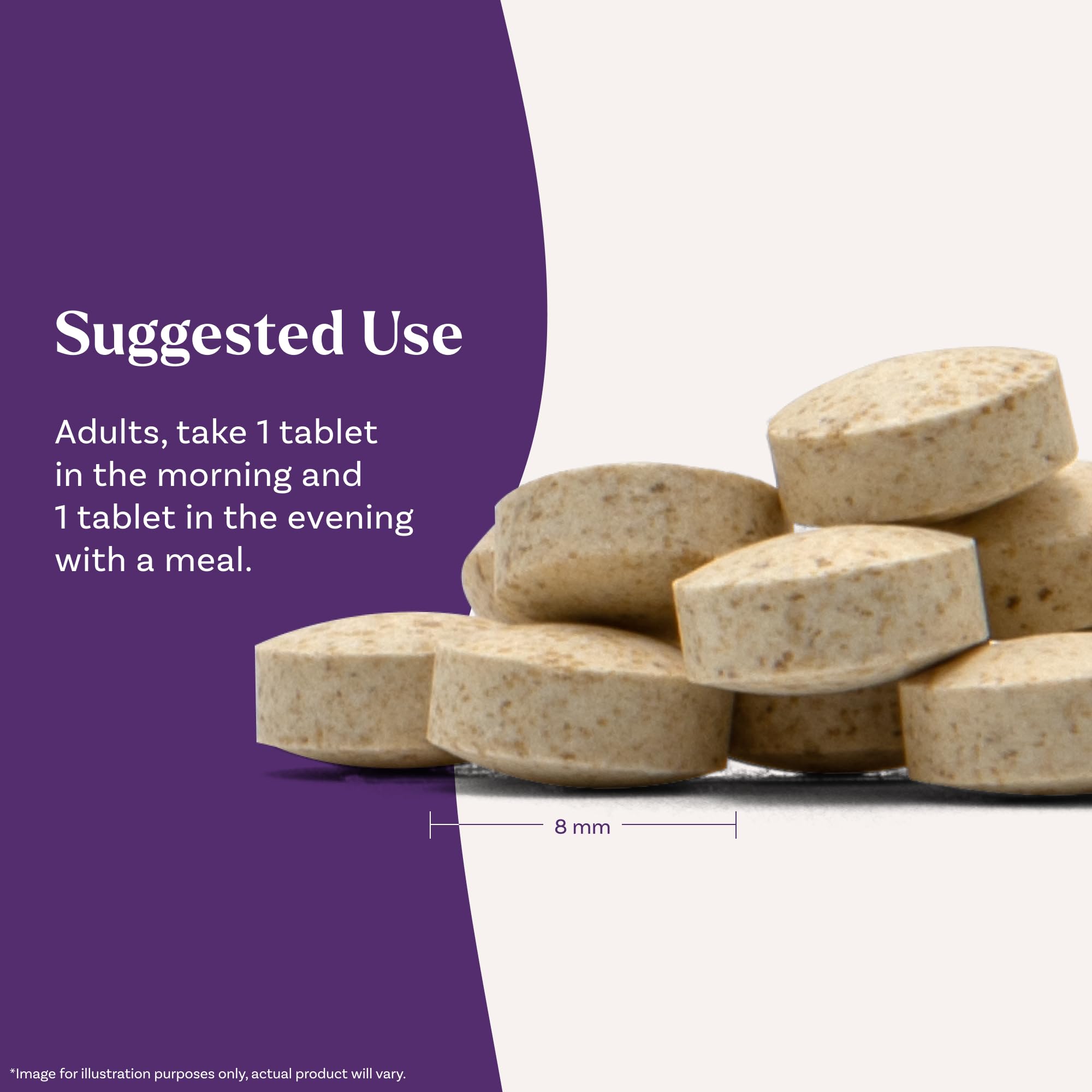 Natrol tableta sobre mesa de desayuno representando toma matutina