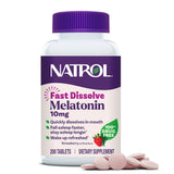 Natrol frasco frontal mostrando 200 tabletas y conveniencia de suministro