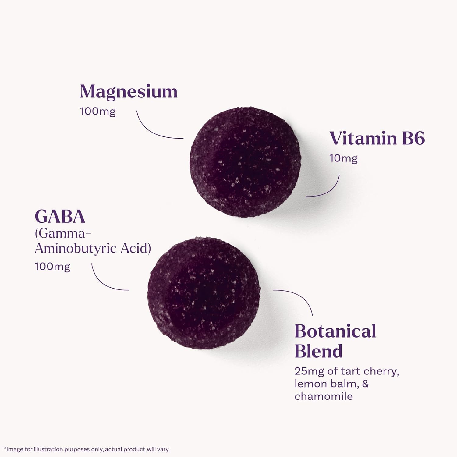 Natrol gomitas en mano para comparar tamaño y facilitar la dosificación visual