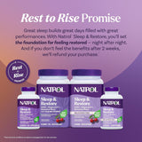 Natrol gomitas sobre mesa moderna que muestran producto listo para usar