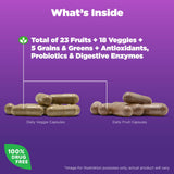 Natrol polvo pulverizado de mezcla vegetal, evidencia de ingredientes naturales
