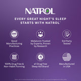 Natrol frasco en bolsa de viaje con antifaz, beneficio portable y cómodo